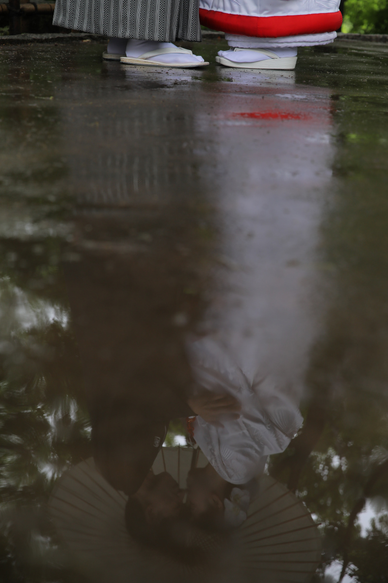 雨天でも綺麗に