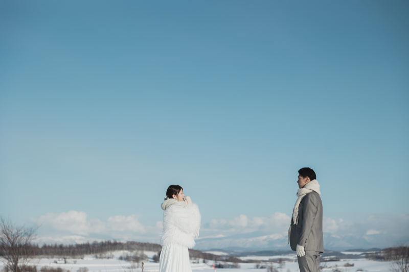 北海道の雪景色で撮影しませんか。