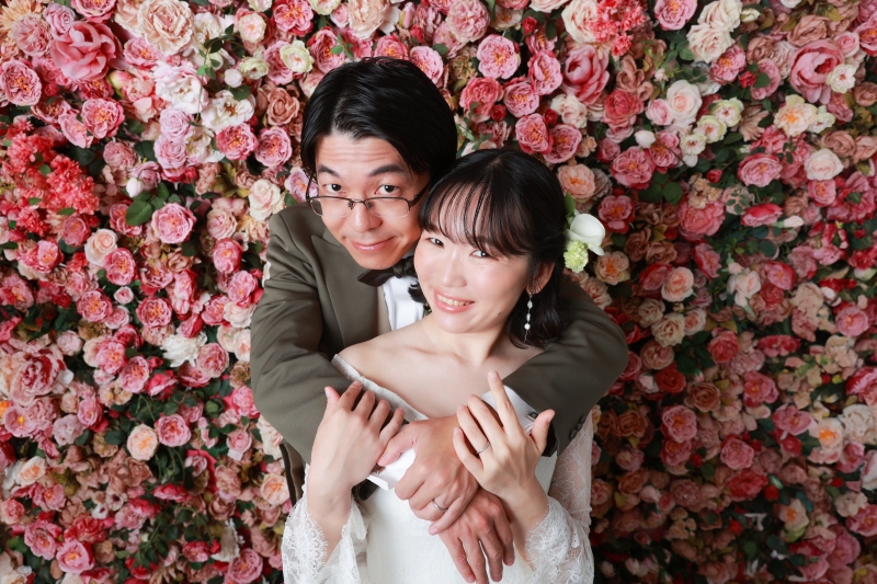お持ち込みのお花での撮影♪