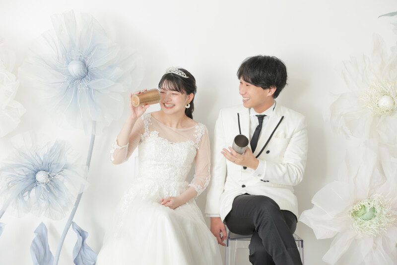 和装も洋装もお二人らしく
