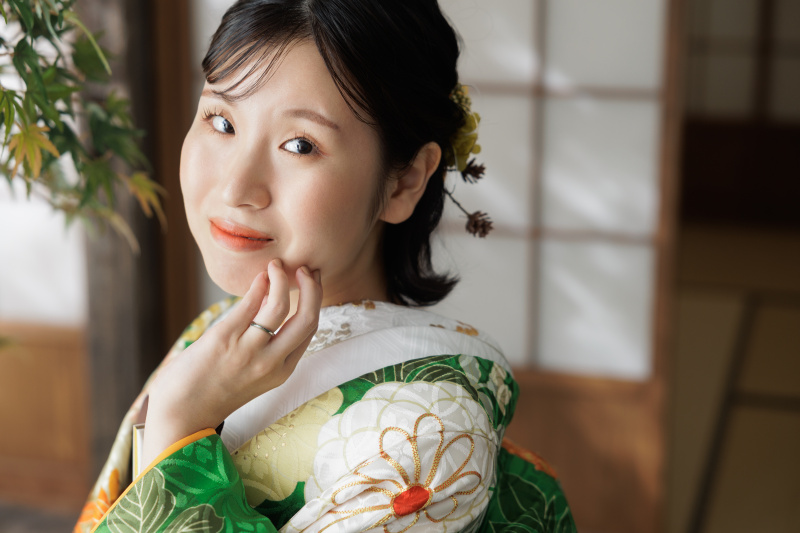 ショートヘア花嫁様のイメージチェンジ