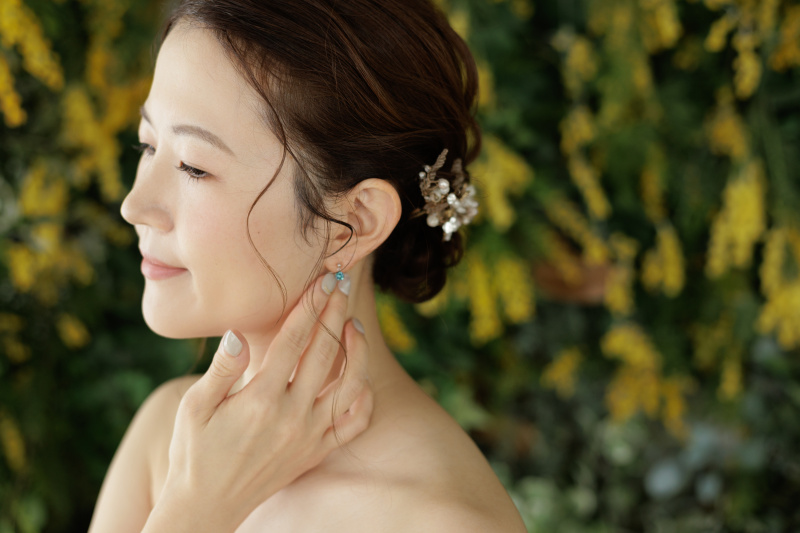 笑顔が映える洋装ハウススタジオでの特別なウェディングフォトを