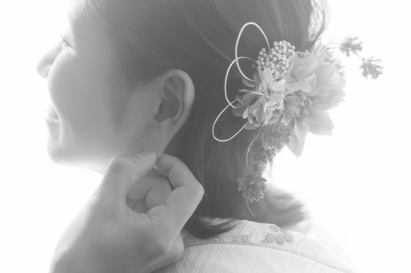 ショートヘア花嫁様のイメージチェンジ