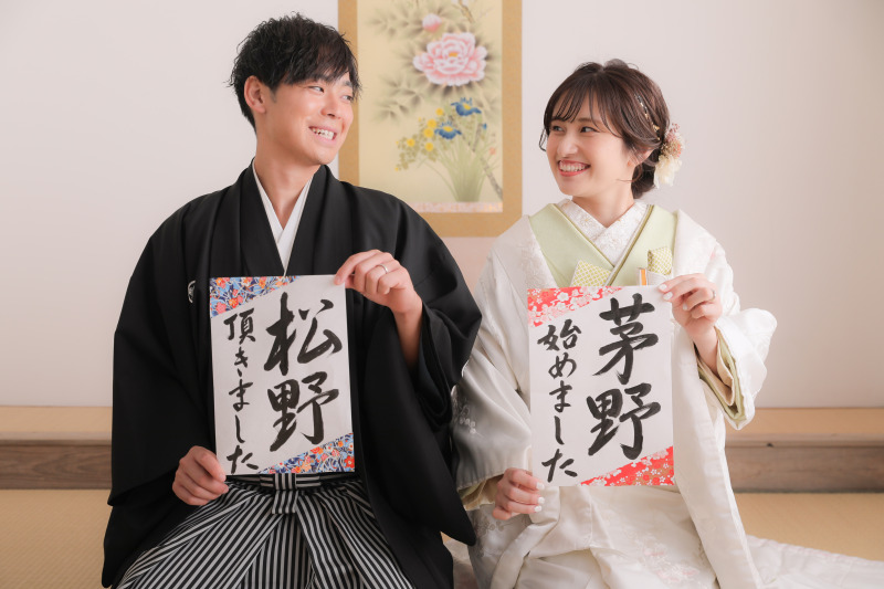 小物を使って撮影♪