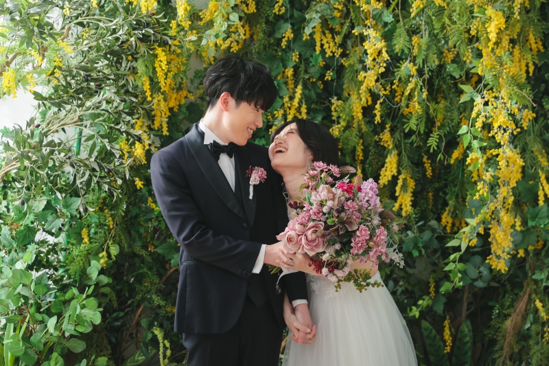 風船を使って韓国風フォト♪