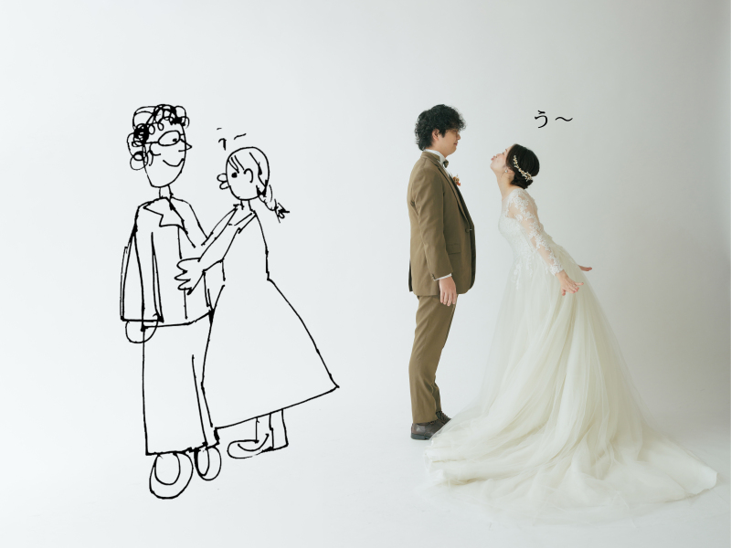 おふたりならではの可愛いお持ち込み小物を使って♪