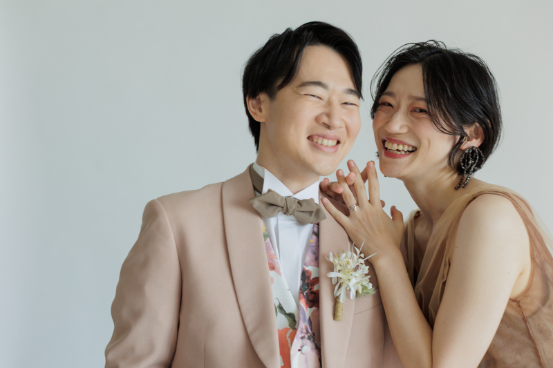 スタジオ撮影のお二人をご紹介♪``