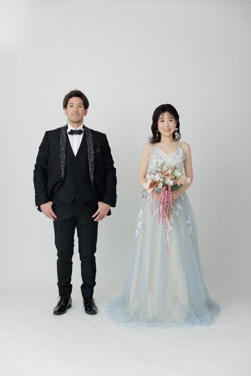 お花と一緒に撮影！