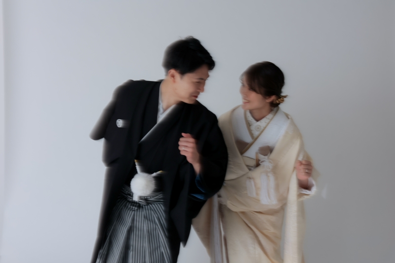 和装スタジオplusでお二人らしい写真を!