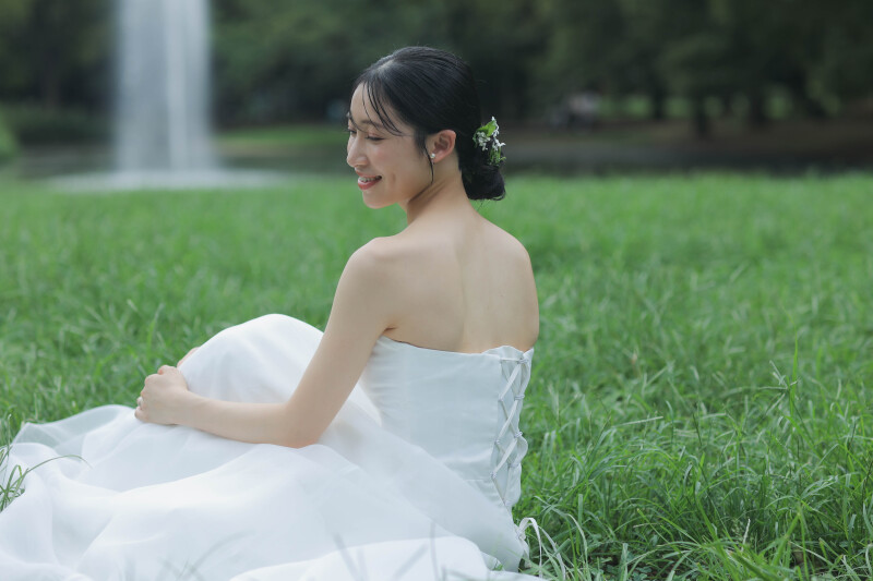 自然な公園に合う衣装・ヘアメイクのご紹介!