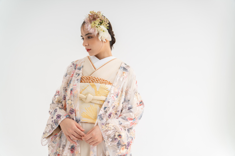新作打掛-Lilas(リラ）White-