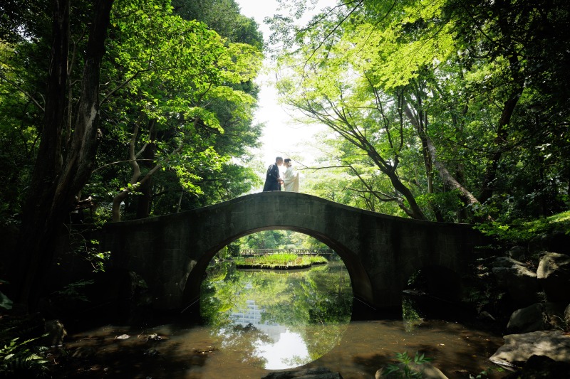 和装有栖川宮記念公園ロケーションと洋装ハウススタジオ