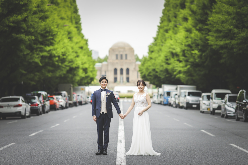新緑の季節♪外苑前いちょう並木ロケーション◇