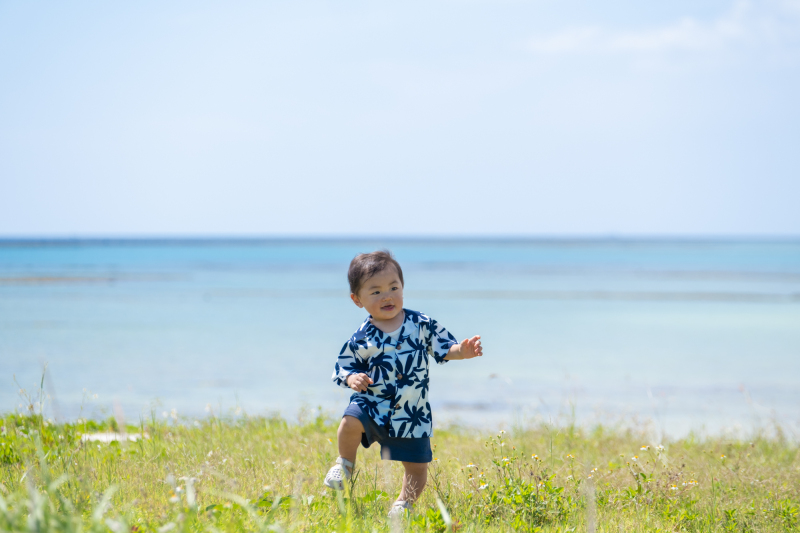 大切な家族と撮影する沖縄フォトウェディング