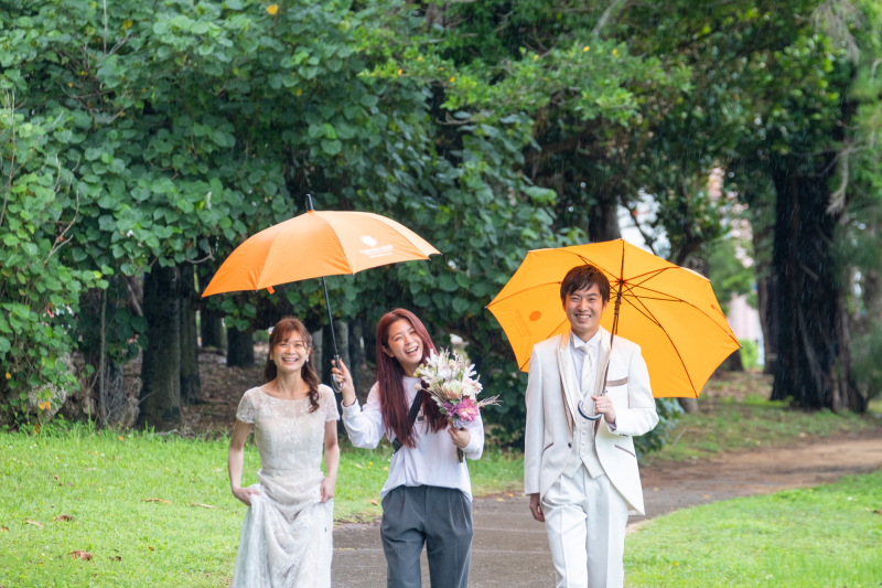 沖縄フォトウェディング・ファミリーフォトの「雨天保障」について♪