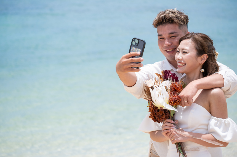 【結婚式前撮りにおすすめ】動画＆ドローン撮影＆ヘアチェンジ込みプラン！