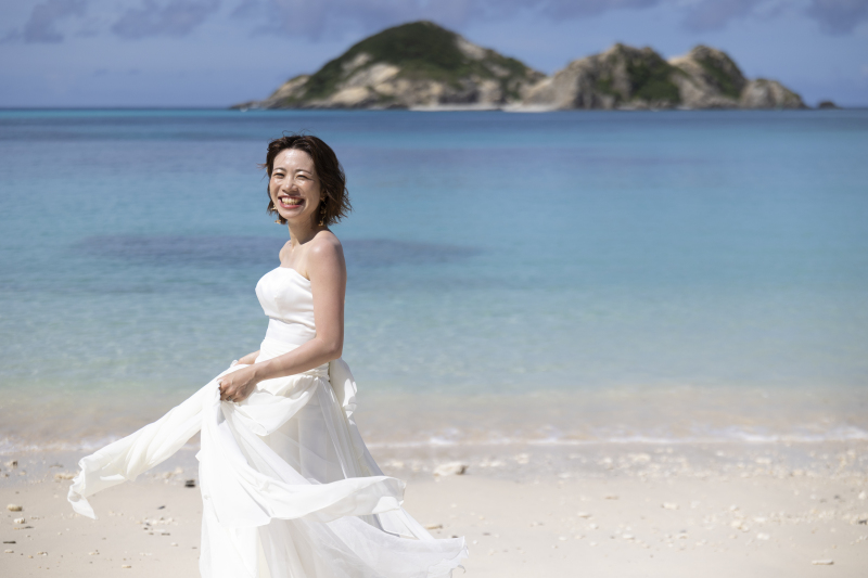 【渡嘉敷島でフォトウェディング】〜離島撮影〜