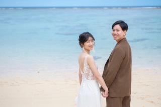 沖縄フォトウェディングの様子をご紹介します♡