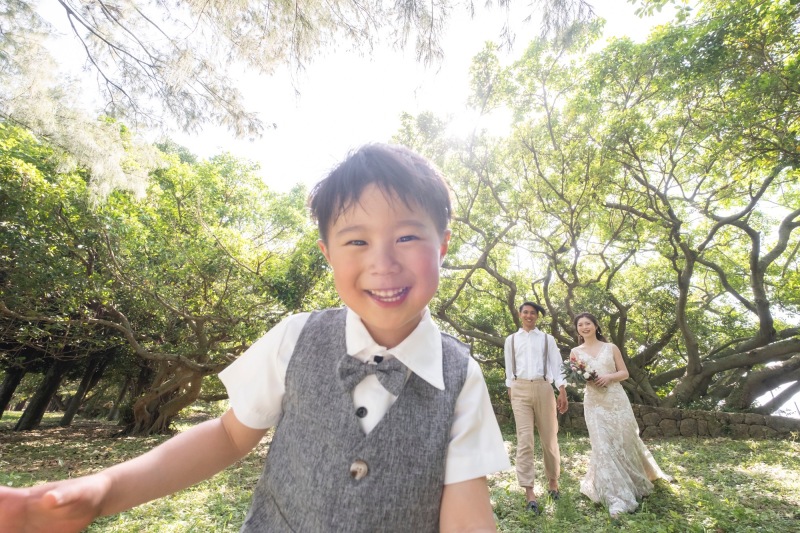 家族で叶えるフォトウェディング♪