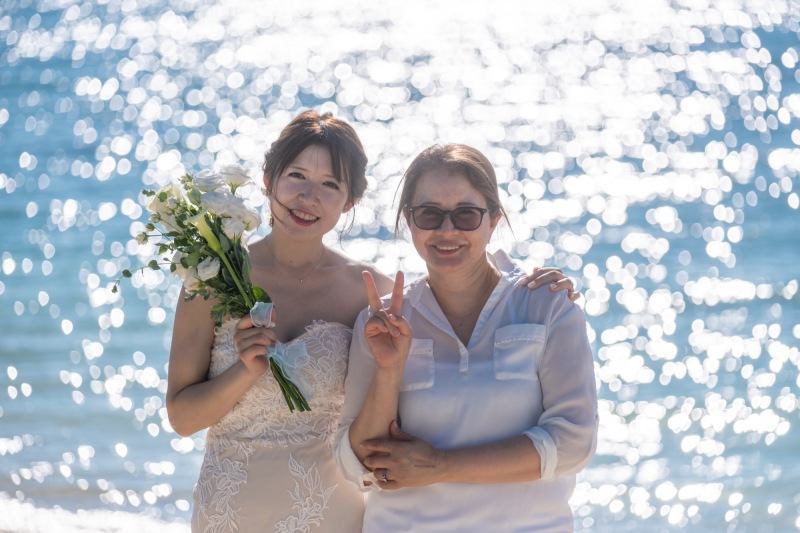 家族みんなで幸せいっぱい!沖縄フォトウェディング