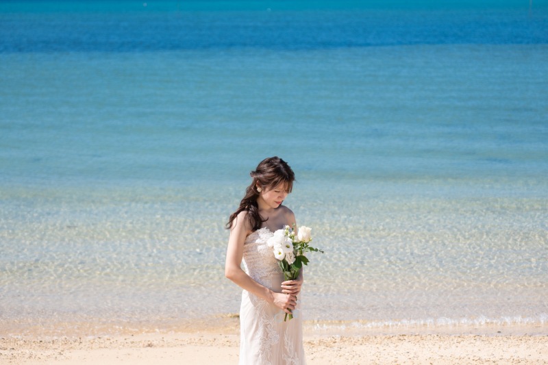 家族みんなで幸せいっぱい!沖縄フォトウェディング