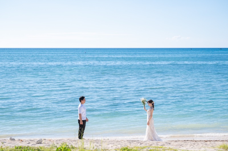 家族みんなで幸せいっぱい!沖縄フォトウェディング