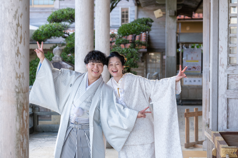 沖縄の冬にこそオススメしたい、和装フォトウェディング♪