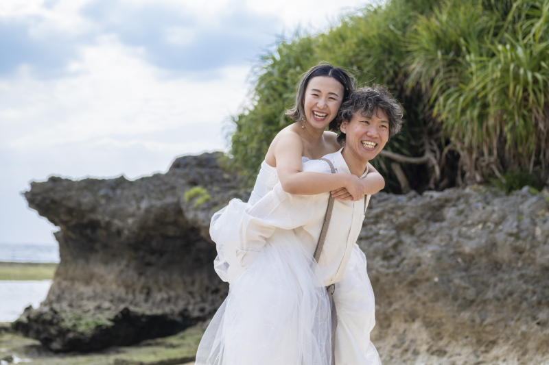 お馬さんとのフォトウェディング♪