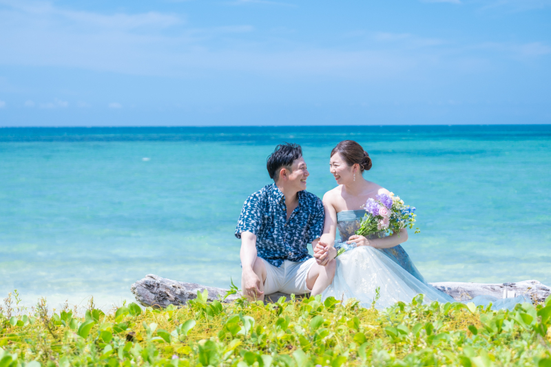 沖縄の海の色を余すことなく写し出すために(沖縄フォトウェディングの豆知識002)