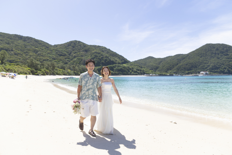 【渡嘉敷島でフォトウェディング】〜離島撮影〜