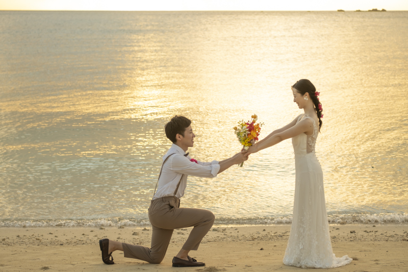 ロマンチックなサンセット撮影はいかがでしょうか?♪