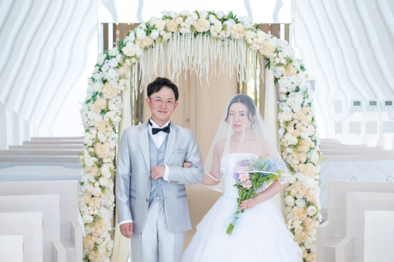 美しいビーチとチャペル、どっちも叶う沖縄フォトウェディング♪