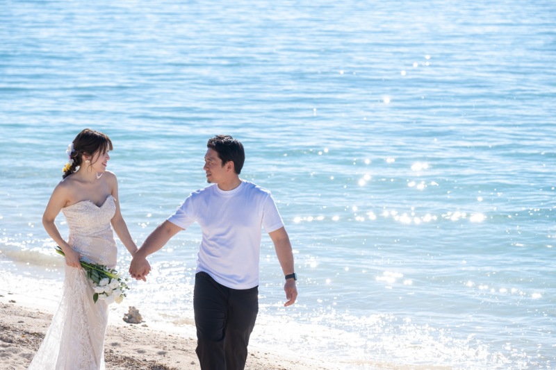 家族みんなで幸せいっぱい!沖縄フォトウェディング