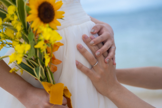 沖縄フォトウェディンでお腹の赤ちゃんと一緒に残す特別な思い出♪