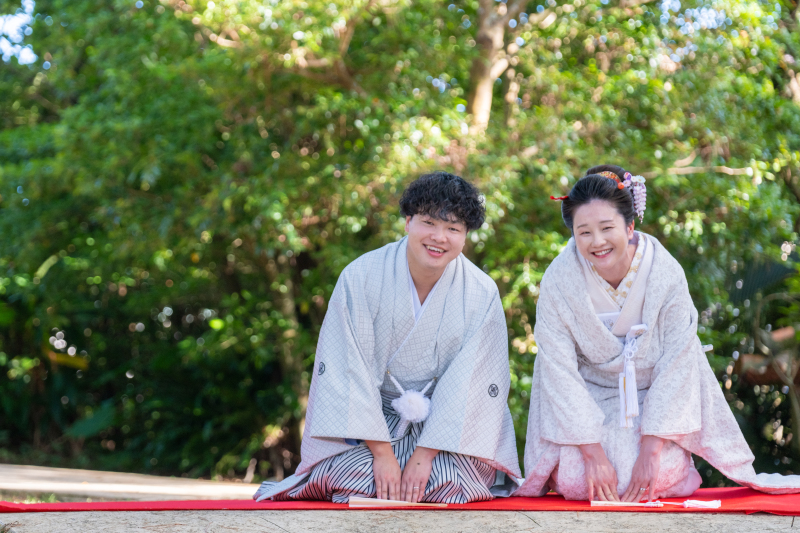 沖縄の冬にこそオススメしたい、和装フォトウェディング♪