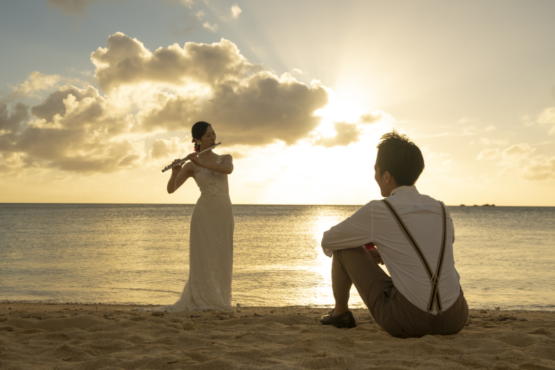 ロマンチックなサンセット撮影はいかがでしょうか?♪