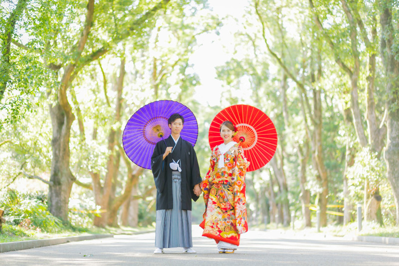 秋を味わう、京都自然公園での前撮り♪