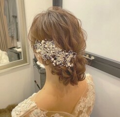ウエディングドレスに合うヘアスタイルをご紹介！