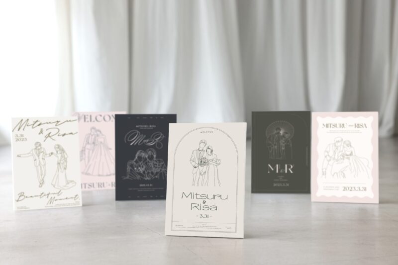 【aim札幌店】結婚式を彩るウェディンググッズのご紹介♡~ウェルカムボード~