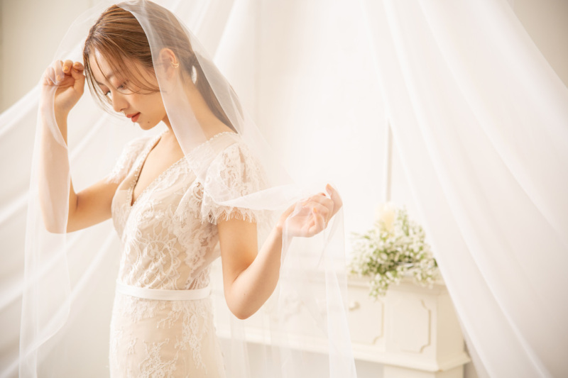 ウェディングドレスと相性◎背景紹介