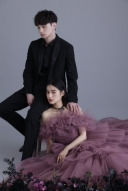 【花とフォトウェディング】スタジオ撮影なのにお花に囲まれて撮影ができる!