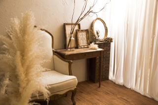 アンティーク調のスタジオ空間