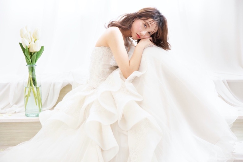 ウェディングドレスと相性◎背景紹介