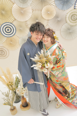 当店自慢のパンパスブーケ♡