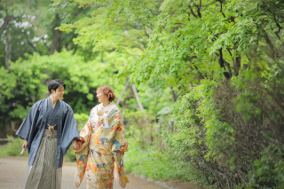 和洋装の公園ロケーション撮影【中島公園・真駒内公園】