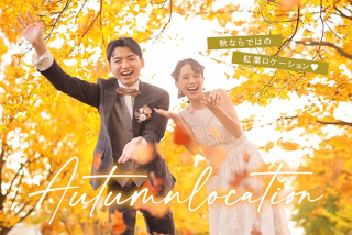 秋は紅葉での撮影がおすすめ!