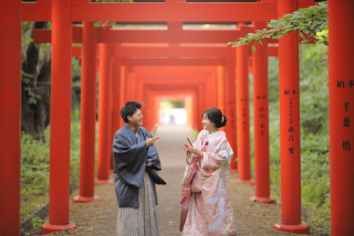 伏見稲荷神社でのロケフォト☆