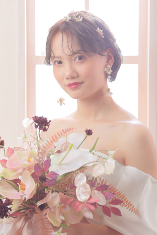 アクセサリーやブーケもこだわりたい!!