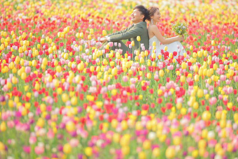 憧れる《お花畑》ロケ！