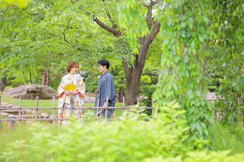 和洋装の公園ロケーション撮影【中島公園・真駒内公園】